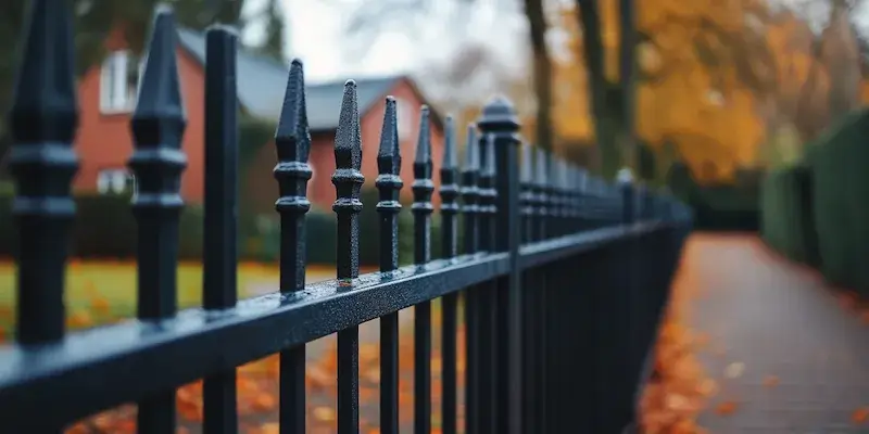 Alu Zäune aus Polen mit Montage