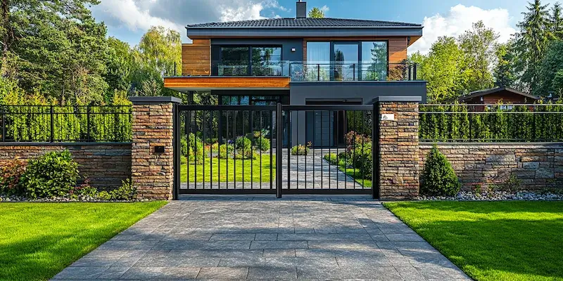 Modernzäune aus Polen