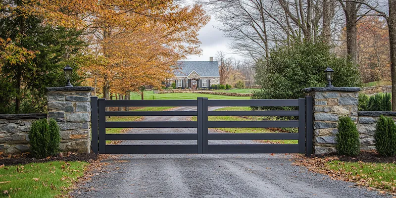 Polnische Gartenzäune