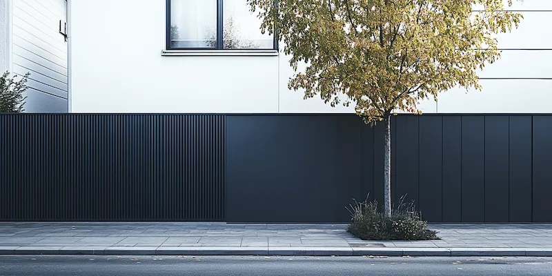 Polnische Metallzaune